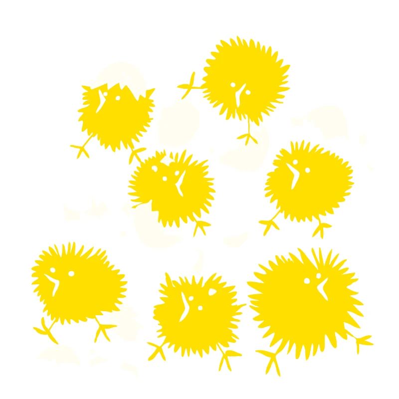 Chick BEEPY Happy Easter 7 Naughty Yellow Comic Funny