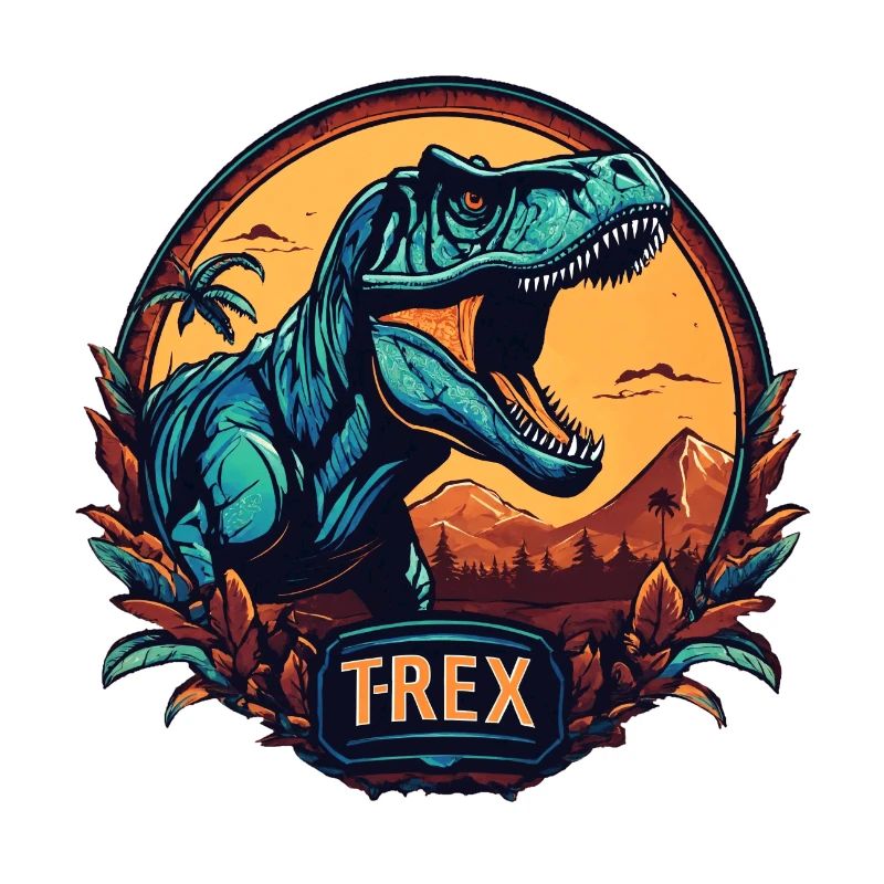 Dinosaur T-Rex logo