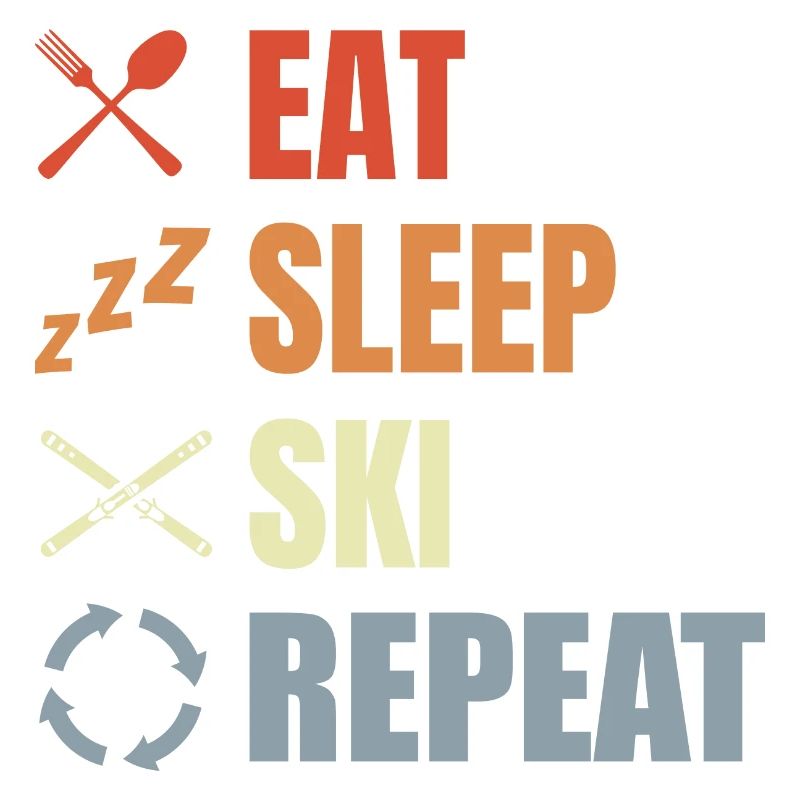Manger Dormir Ski Répéter