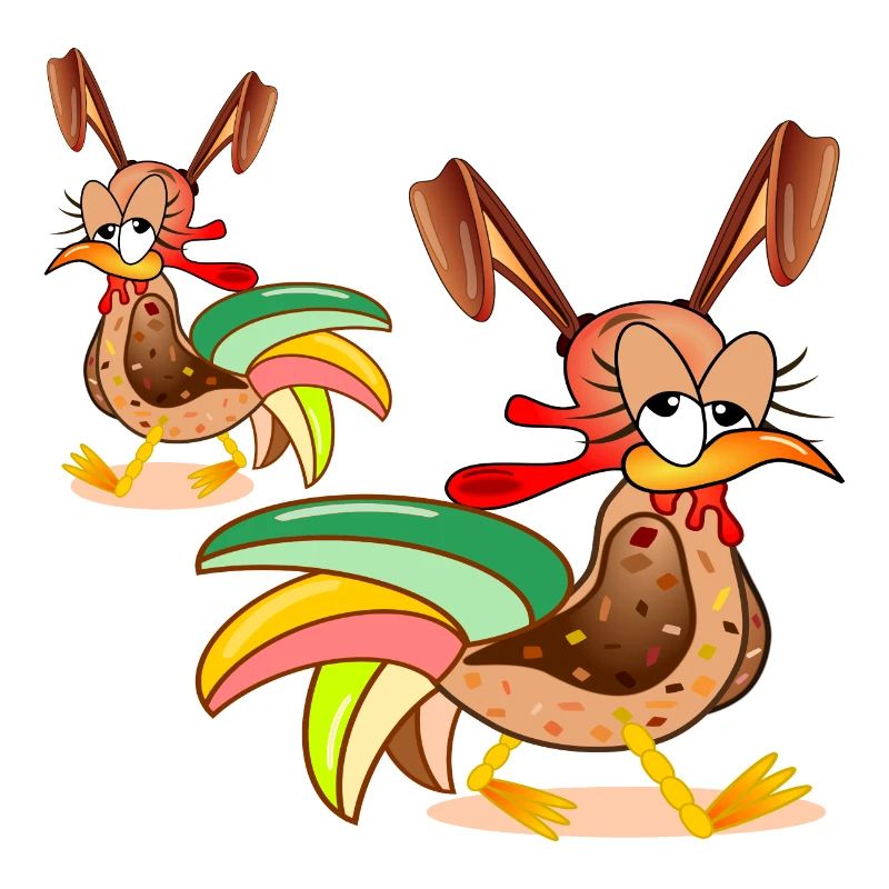 EASTER CHICKENS EASTER BUNNIES COUPLES