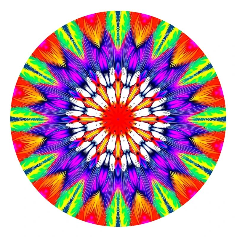 Kaléidoscope Mandala Couleur Rush