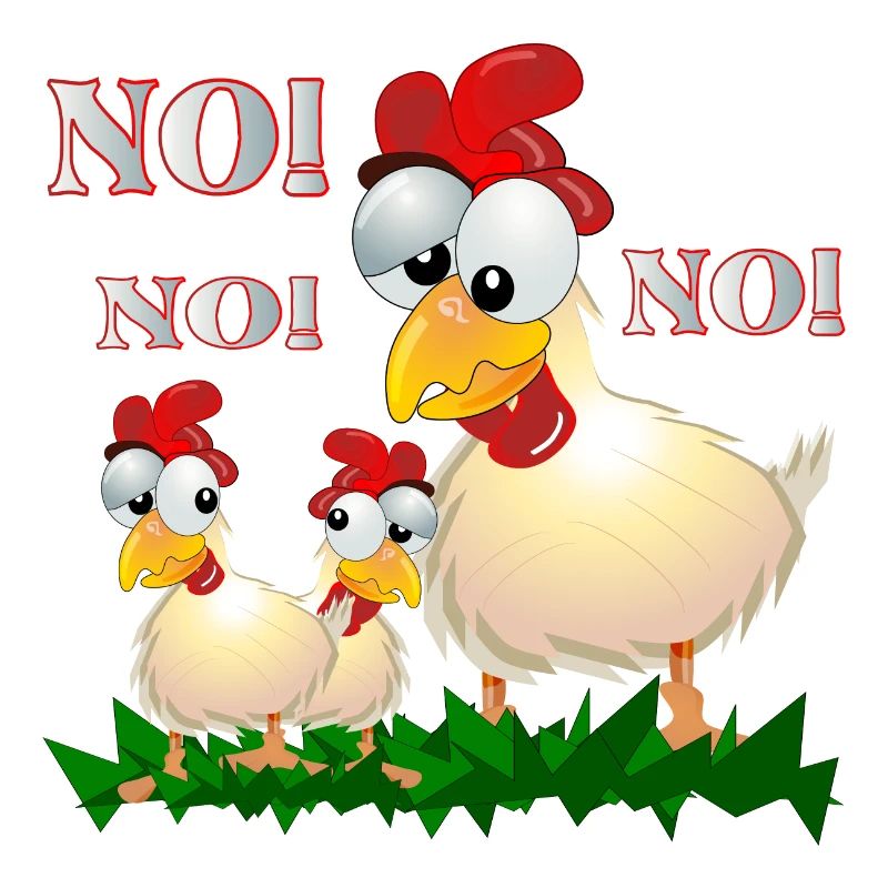 FUNNY CHICKEN COMIC - NO