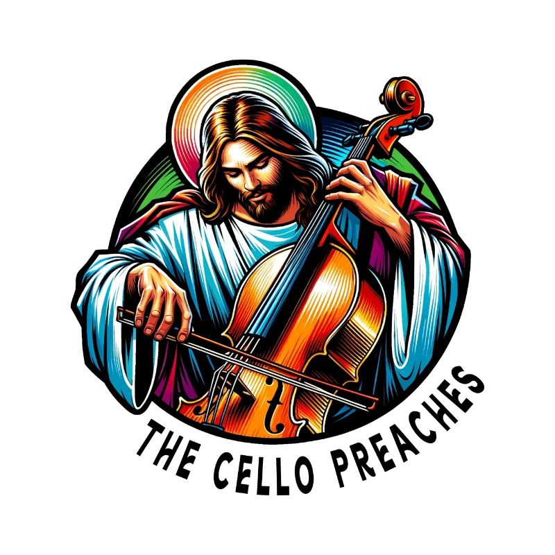 Le violoncelle prêche Jésus-Christ