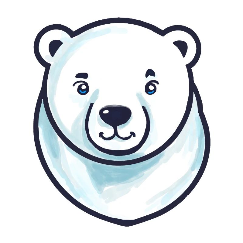 Eisbär-Kopf (Comic)