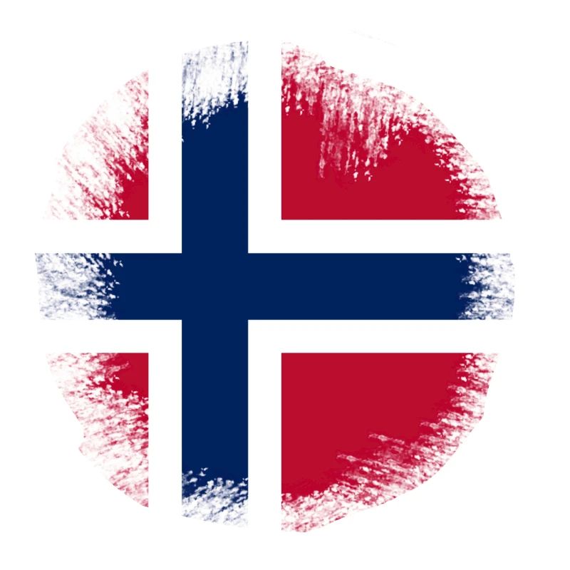 Conception du drapeau de la Norvège Grunge Norge Norvège