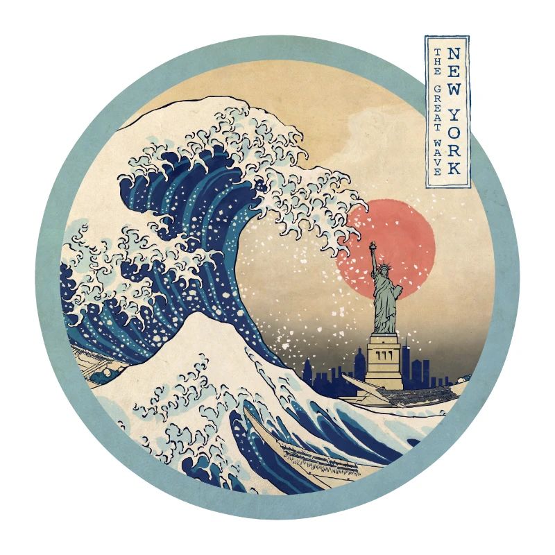 Die große Welle und New York