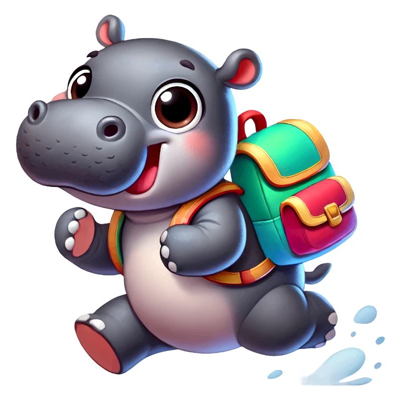 Début de l’école avec hippopotame :Hippopotame pour les débutants