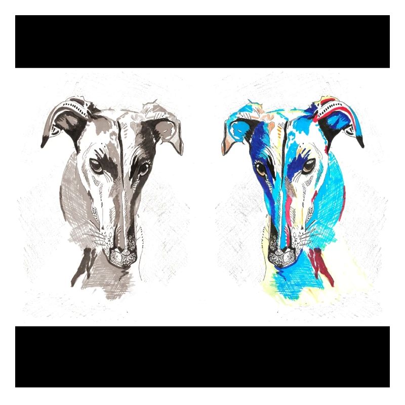 Double Dog Sketch Pop Art