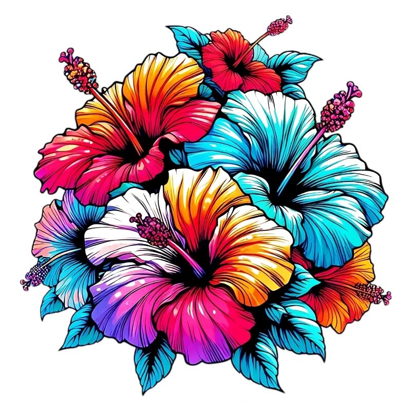 Fleurs d’hibiscus