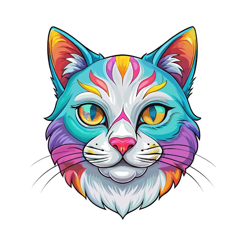 Américain Polydactyle Chat Race Dessin Animé Kawaii Anima