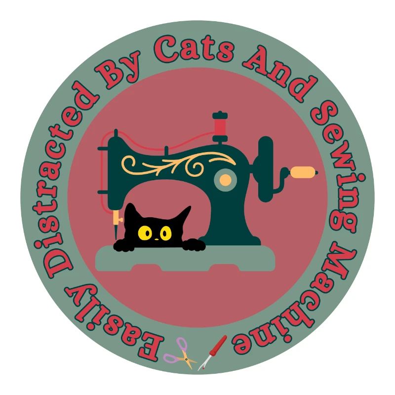 Easily Distracted By Cats And Sewing Machine