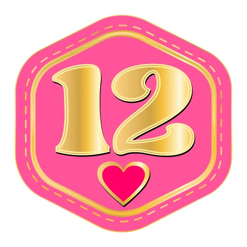 12th Birthday - Number Twelve