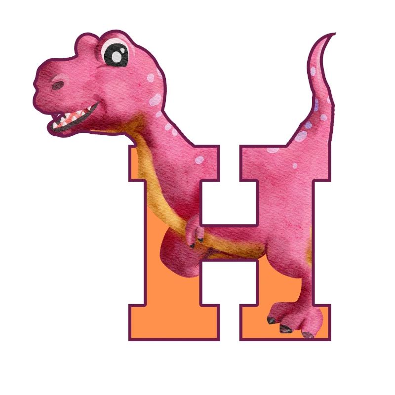 H - DINOSAUR, customizable