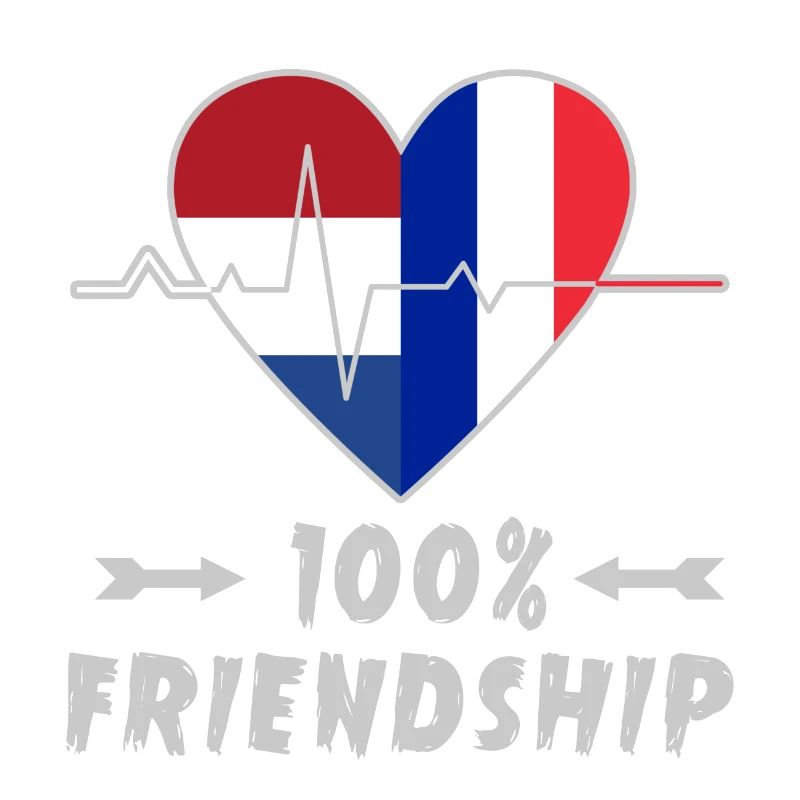 Niederlande und Frankreich 100% Freundschaft