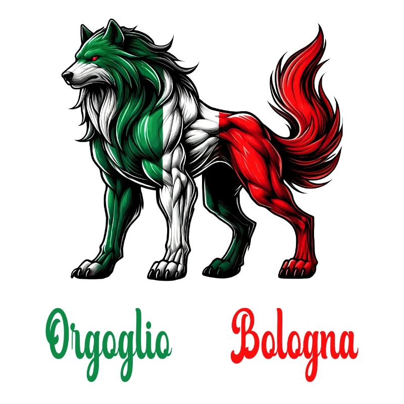 Drapeau de la fierté de Bologne (Italie)