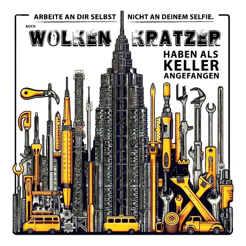 Auch Wolkenkratzer haben als Keller angefangen