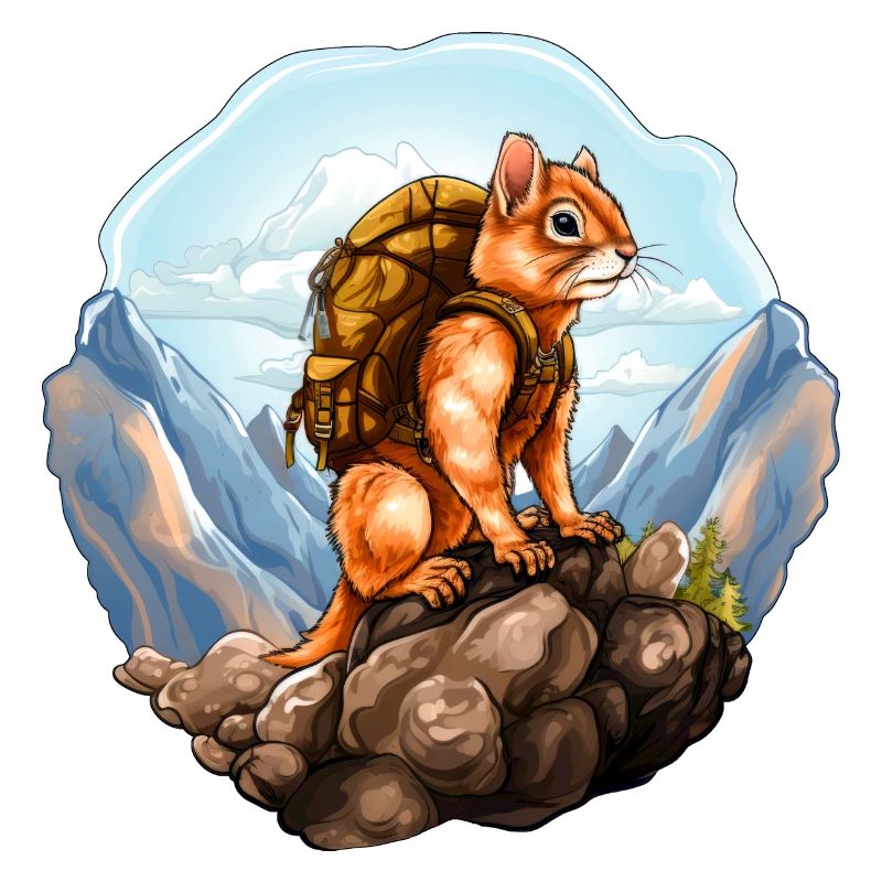 Squirrel Mountaineer / Hiking Squirrel