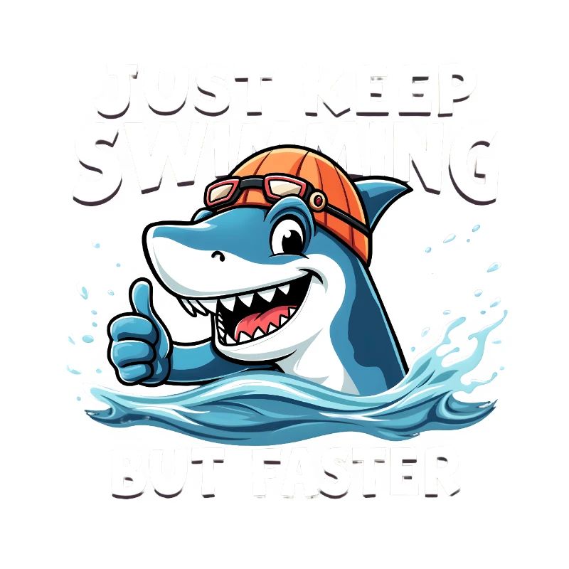 Continuez à nager, mais plus vite