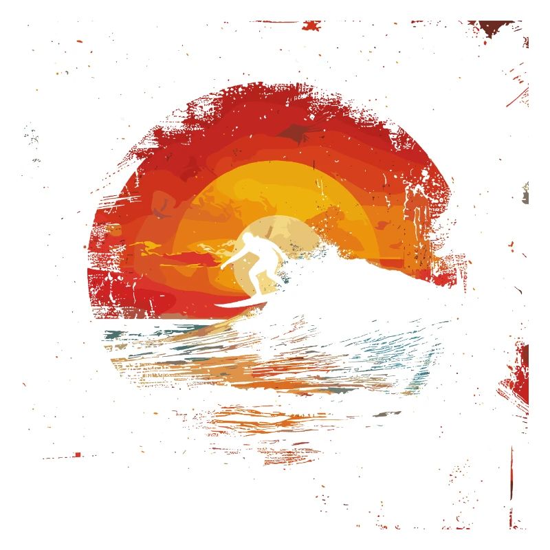 Surfer Sunset