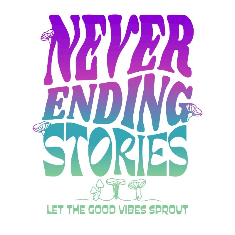 Conception de champignons psychédéliques - Histoires sans fin