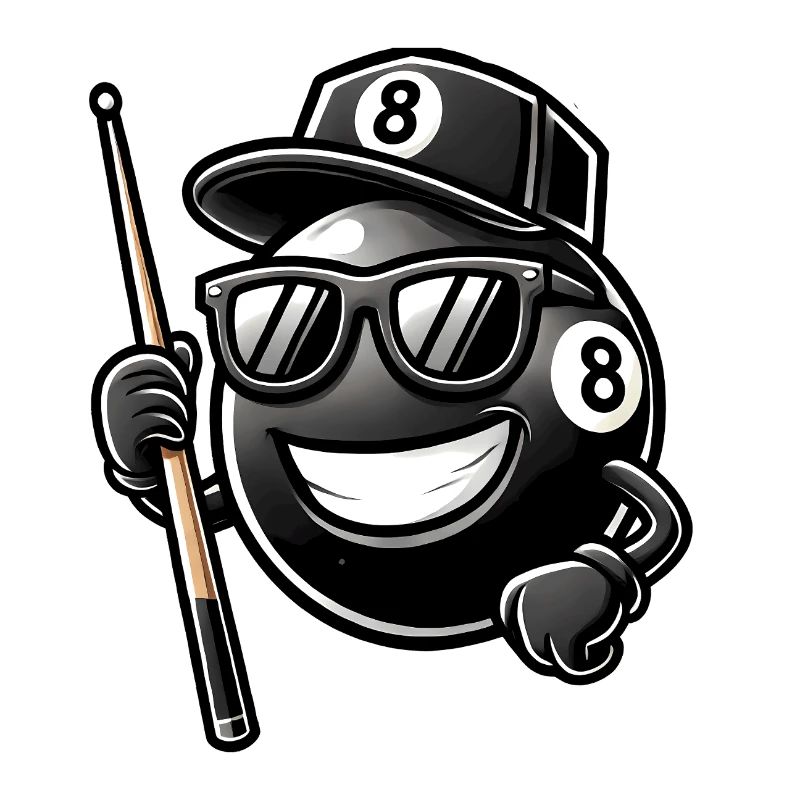 Cooles Billard 8-Ball Design
