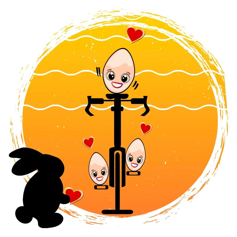 VÉLO DE VÉLO LAPIN LAPIN DE PÂQUES