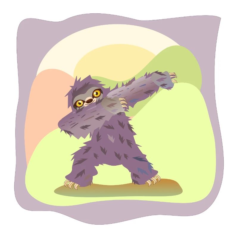 DABBING DANCING DANCING SLOTH