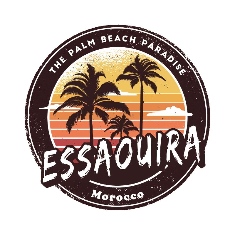 Essaouira Morocco Palm Trees Design