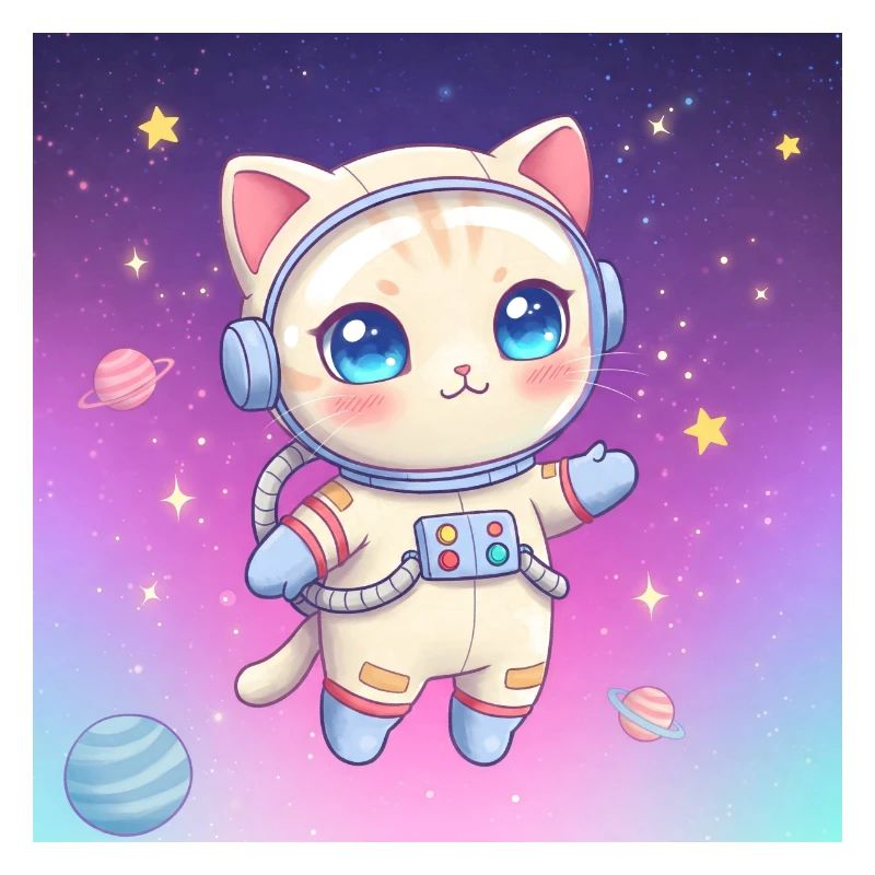 Astronaut kitten