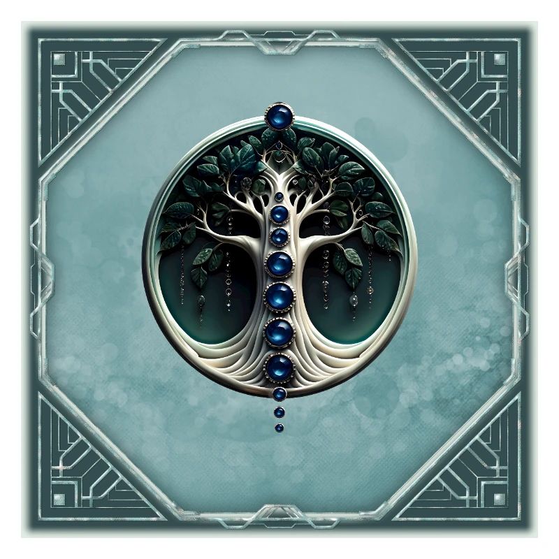 Teal Harmony, Mystischer Baum des Lebens