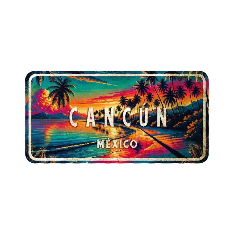Cancun Mexico Sunset Design