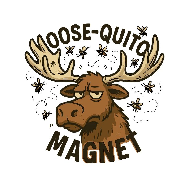 Conception d’aimant Moose Quittin