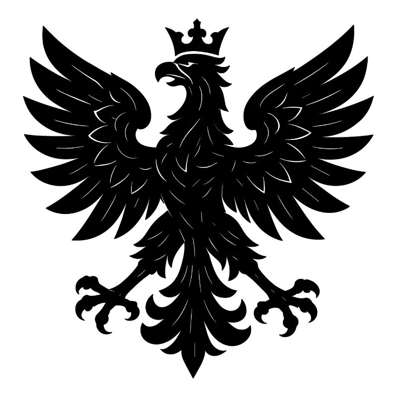 Pologne Polska Aigle Drapeau Drapeau Graphique Cadeau