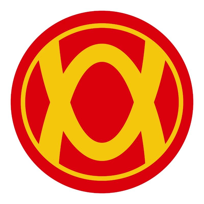 Conception d’emblème de super-héros rétro