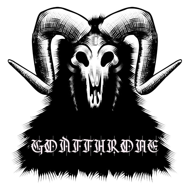 Trône de chèvre Trône de chèvre Design Métal DOOM