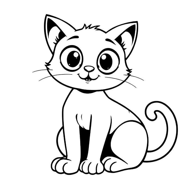 Chat minimaliste