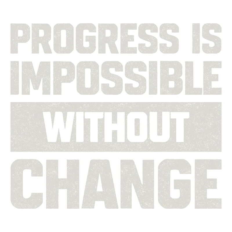 Motivational Quote on Gray Background Block Text