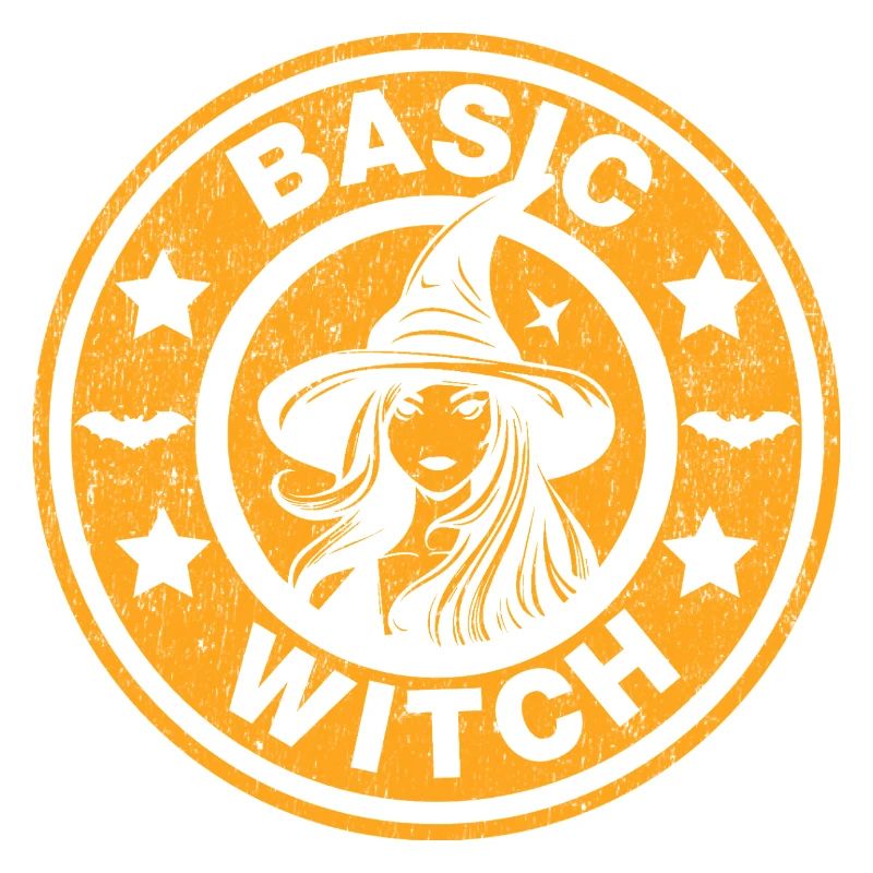 Basic Witch Vintage Halloween Aesthetic Pumpkin