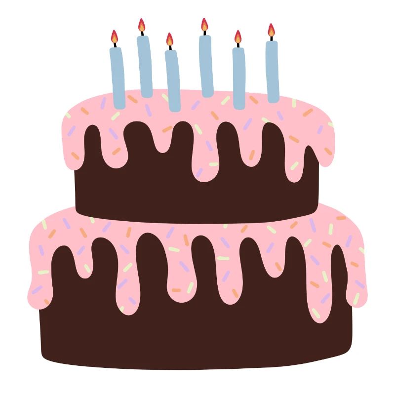 Celebration Cake with Pink Icing