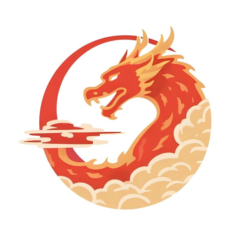 Fiery Dragon Swing - Chinese Design Dragon