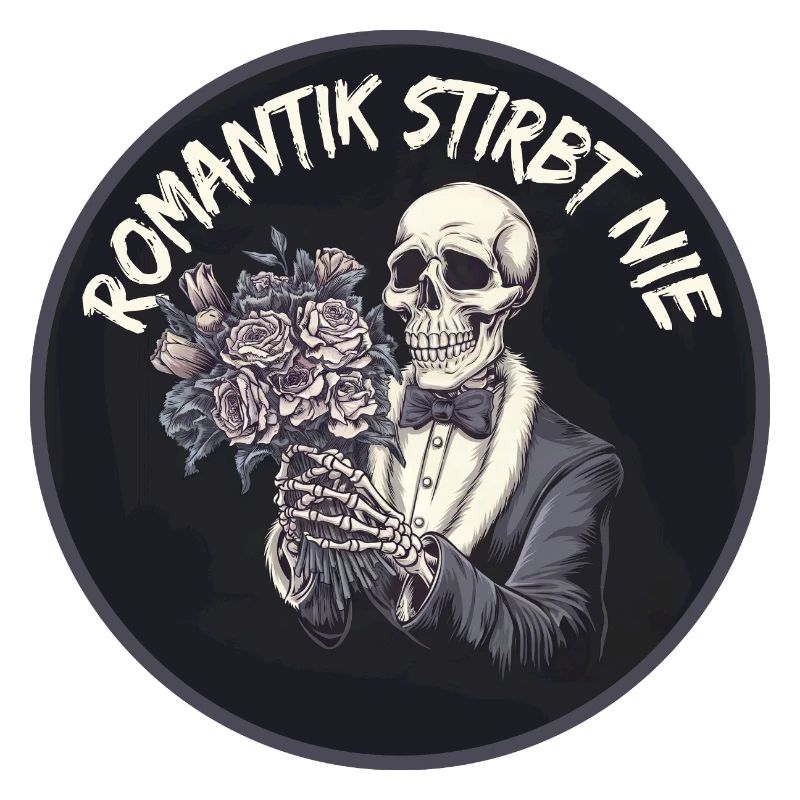 Love until death – Gothic Skull Design