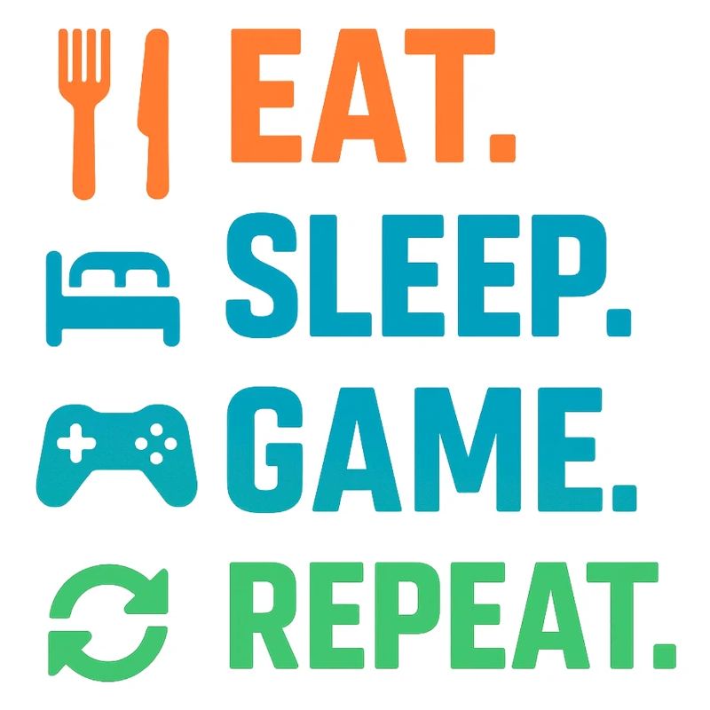 Conception de devise de style de vie pour les joueurs et les loisirs