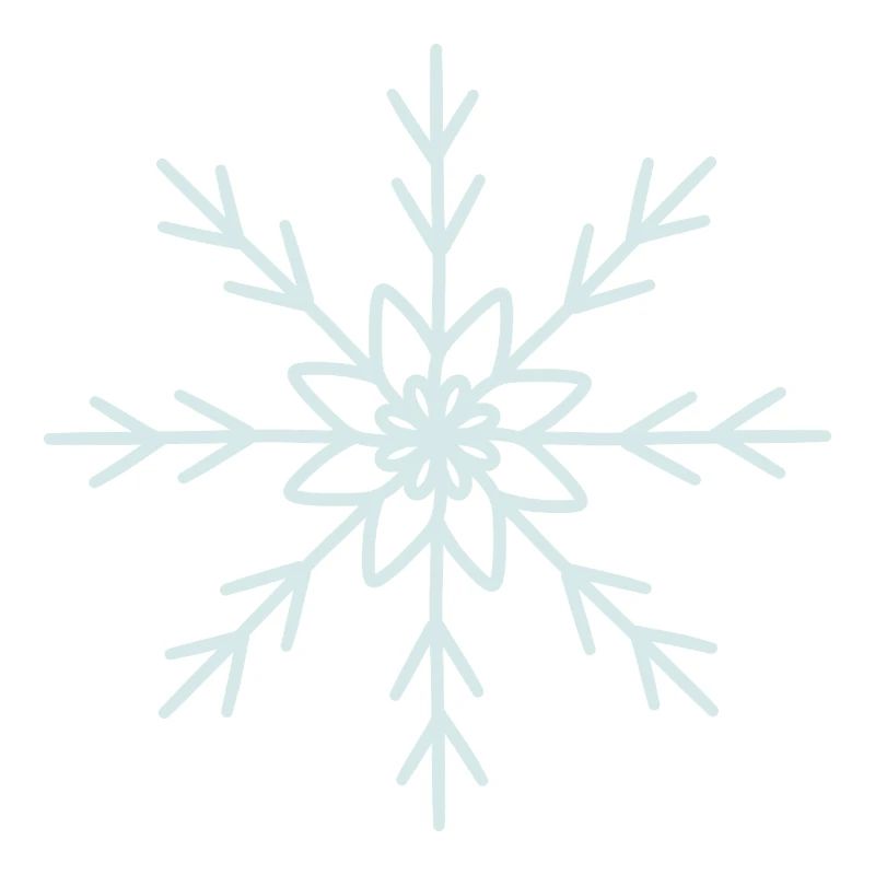 Elegant Snowflake Pattern Design