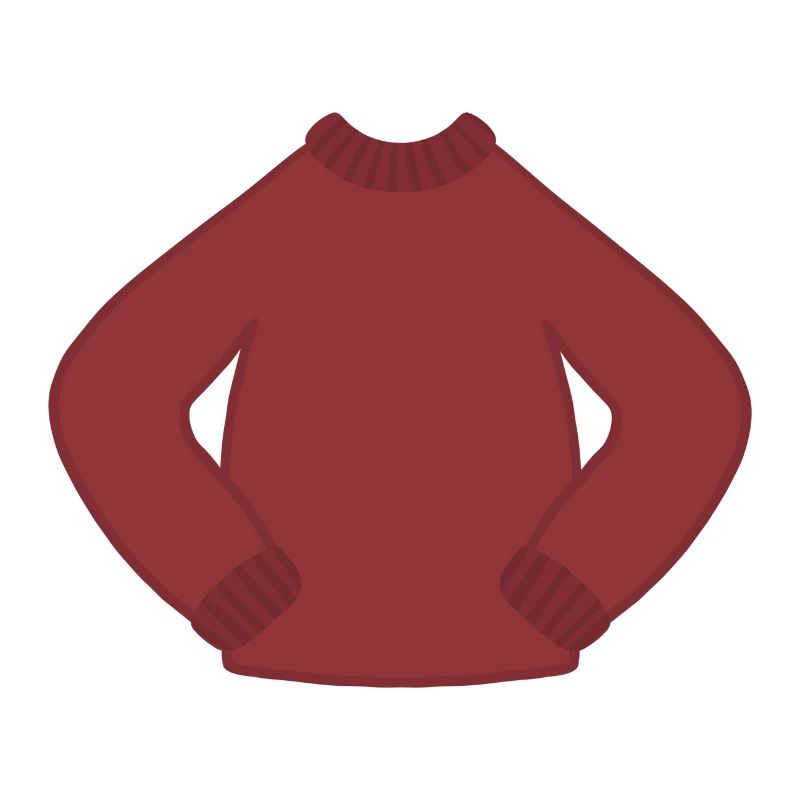 Pull en tricot douillet rouge rouille