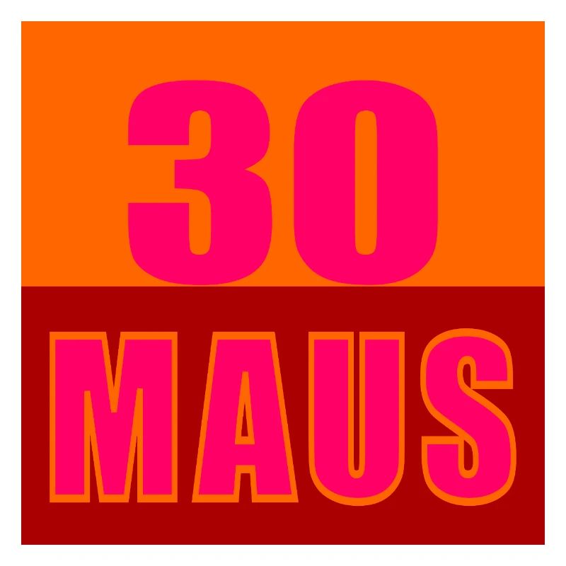 30. Geburtstag Maus