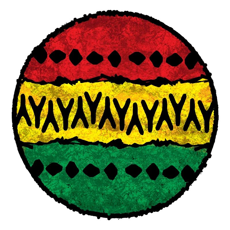 Tissu de coton coloré Afro Design
