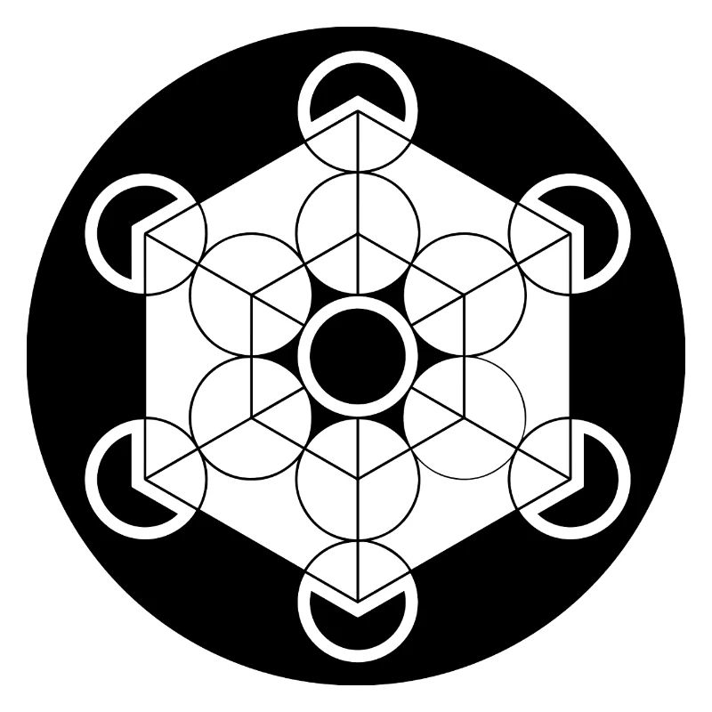 Crop circle cube de Metatron