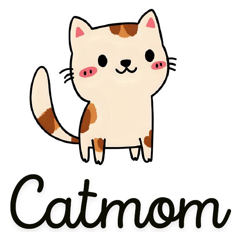 Design de chat mignon avec charme