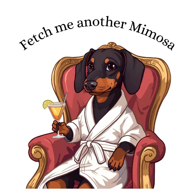 Teckel Mimosa Throne – Fetch Me Another