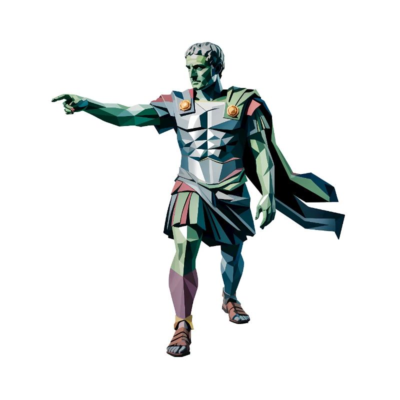 Caesar - Logo de l’histoire cool